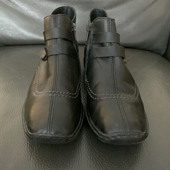 Rieker Black Ankle Boots Size EU 37 / US 6.5 - Picture 4 of 11